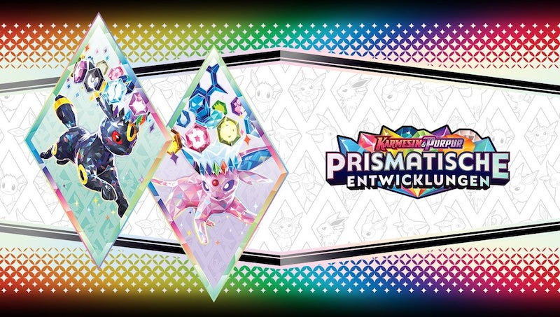 Prismatische Entwicklungen, Pokemon News, Psiana und Nachtara mit Logo