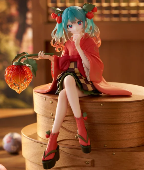 Hatsune Miku - Noodle Stopper PVC Statue Flower Fairy Winter Cherry 15 cm