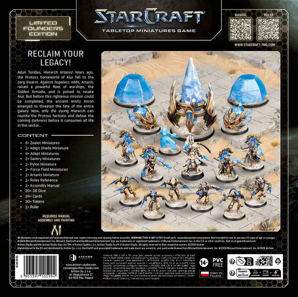 StarCraft® The Miniatures Game - Protoss Starter Set Founders Edition - englisch