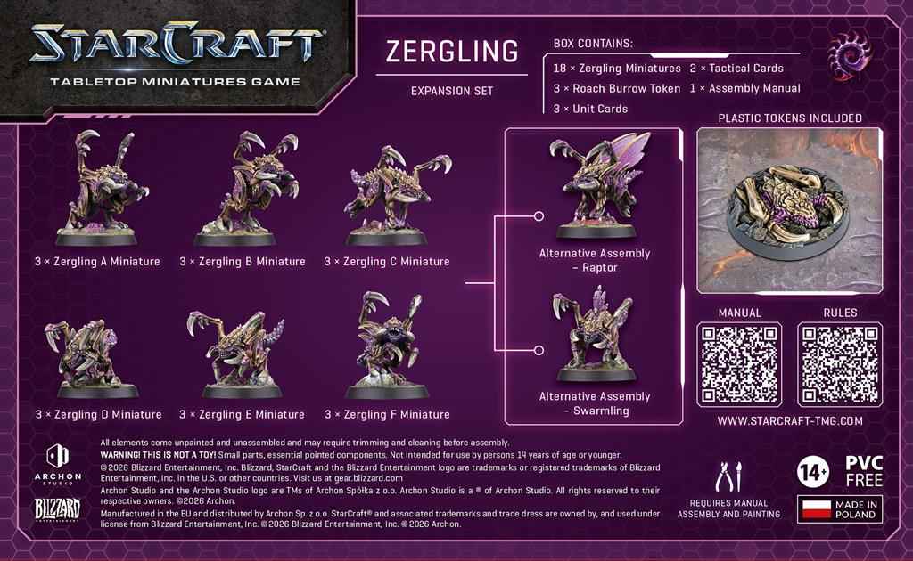 StarCraft® The Miniatures Game - Zergling - Zerg - Expansion Set - englisch