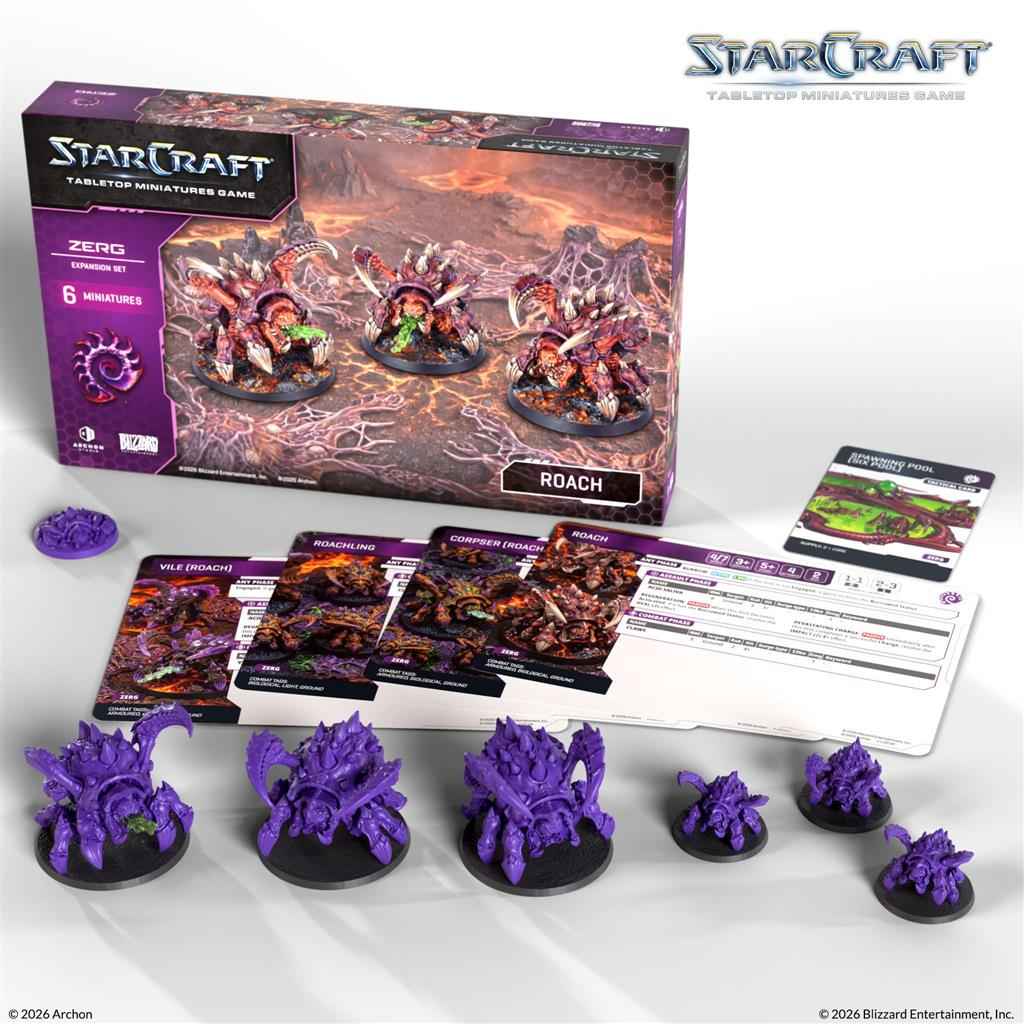StarCraft® The Miniatures Game - Roach - Zerg - Expansion Set - englisch