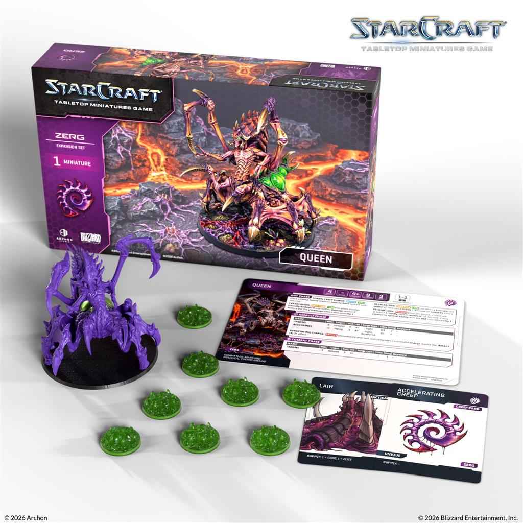 tarCraft® The Miniatures Game - Queen - Zerg - Expansion Set - englisch