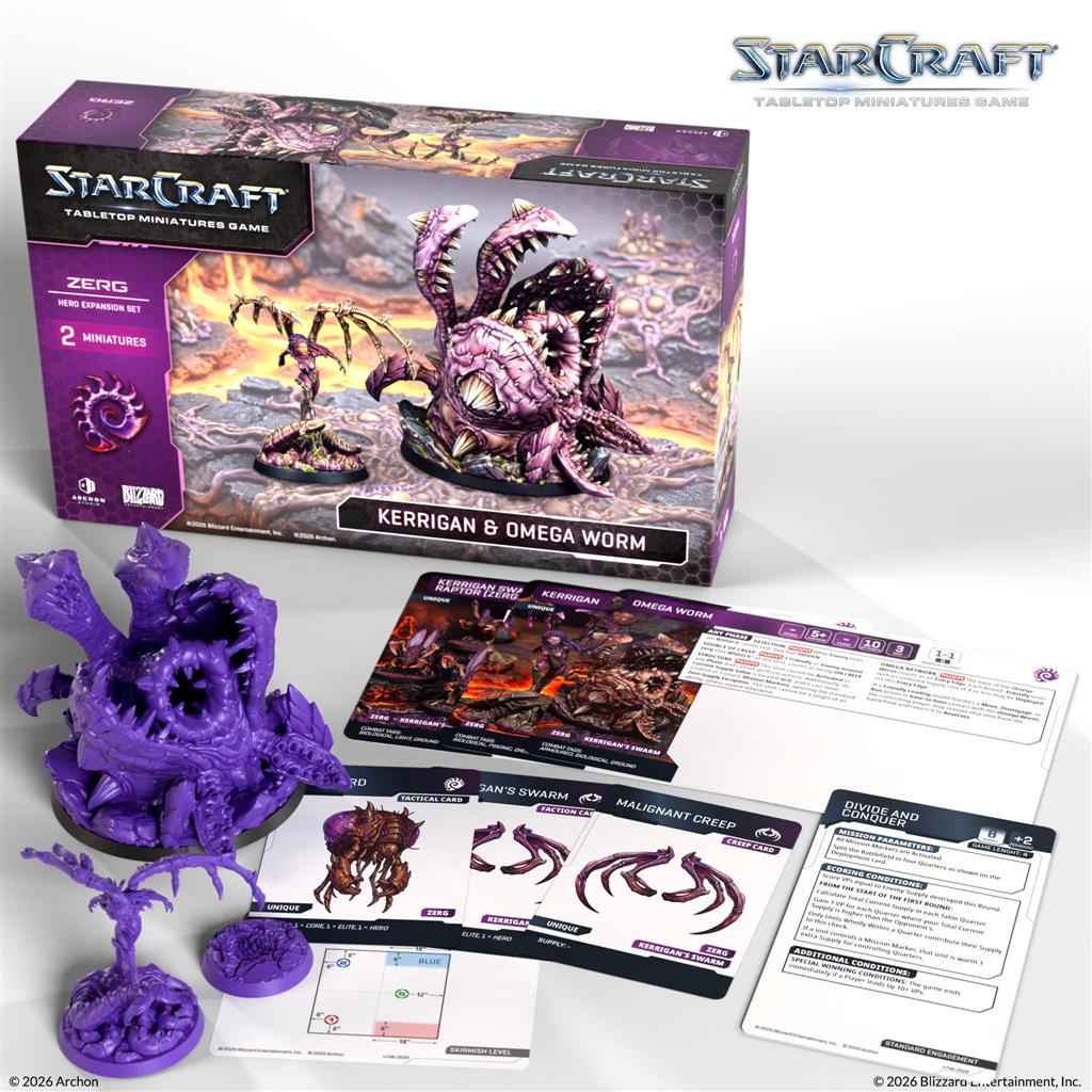 StarCraft® The Miniatures Game - Kerrigan (Primal Kerrigan) - Zerg - Hero Expansion Set - englisch