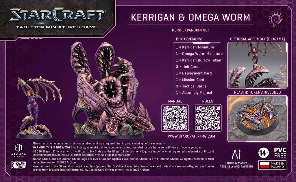 StarCraft® The Miniatures Game - Kerrigan (Primal Kerrigan) - Zerg - Hero Expansion Set - englisch