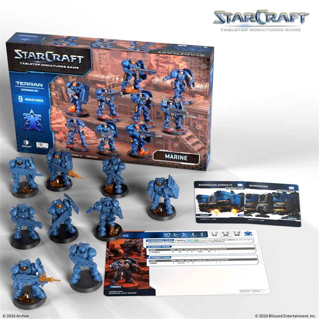 StarCraft® The Miniatures Game - Marine - Terran - Expansion Set - englisch