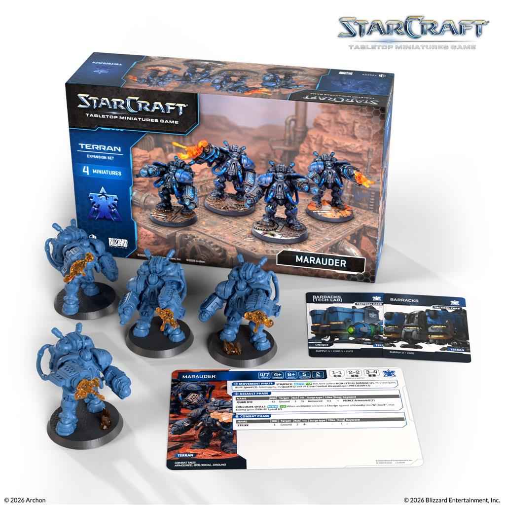 StarCraft® The Miniatures Game - Marauder - Terran - Expansion Set - englisch