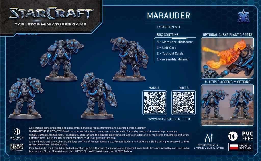 StarCraft® The Miniatures Game - Marauder - Terran - Expansion Set - englisch