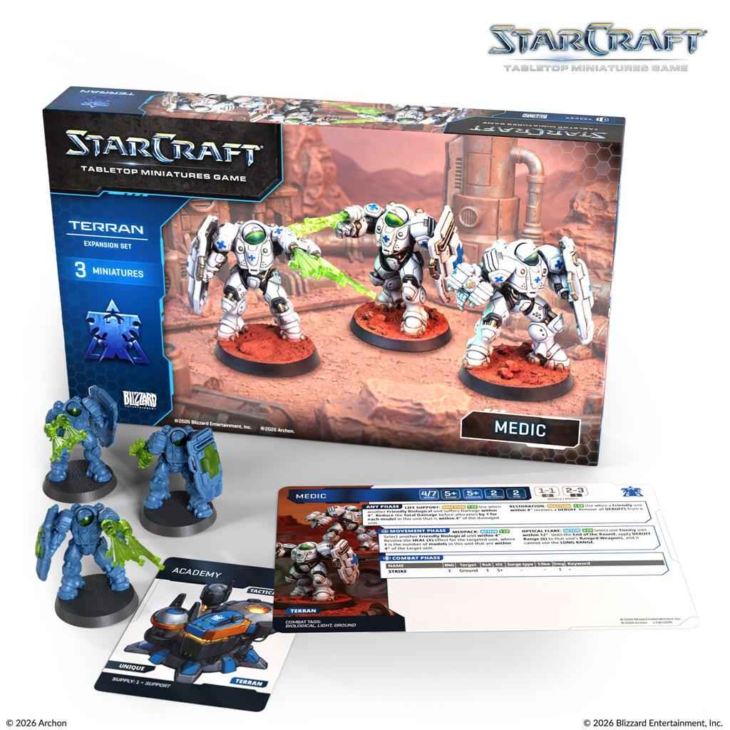 StarCraft® The Miniatures Game - Medic - Terran - Expansion Set -  englisch