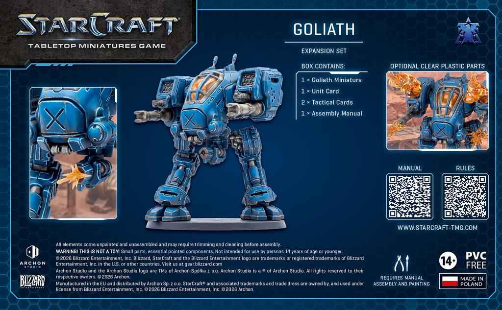StarCraft® The Miniatures Game - Goliath - Terran - Expansion Set - englisch