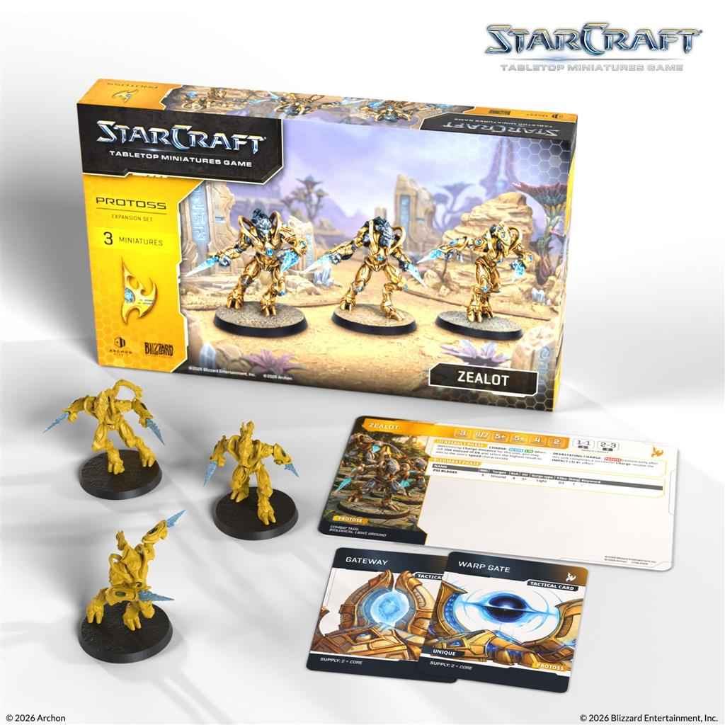 StarCraft® The Miniatures Game - Zealot - Protoss - Expansion Set - englisch