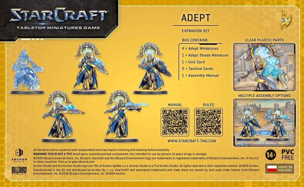 StarCraft® The Miniatures Game - Adept - Protoss - Expansion Set - englisch