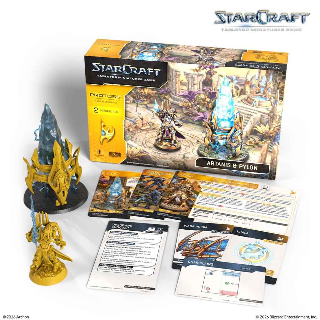 StarCraft® The Miniatures Game - Artanis (Hierarch) - Protoss - Hero Expansion Set - englisch
