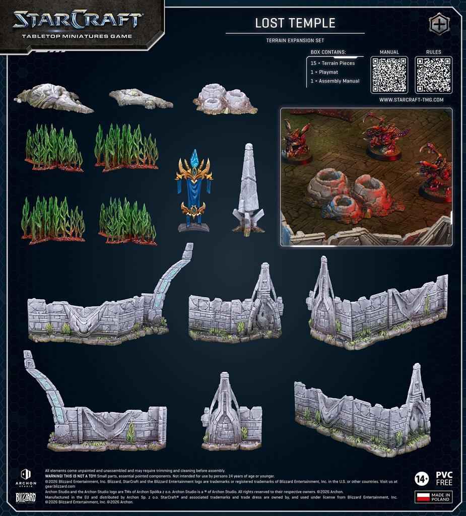 StarCraft® The Miniatures Game - Lost Temple - Terrain Expansion Set - englisch