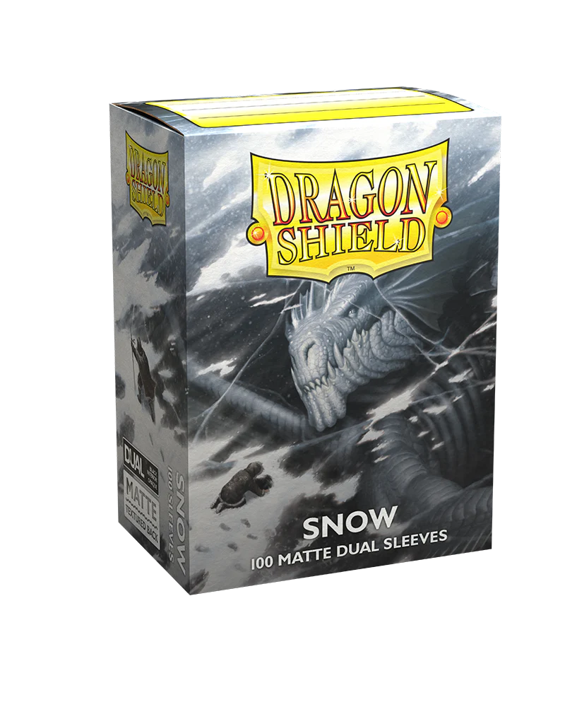 Dragon Shield - Matte Dual - Snow - Sleeves
