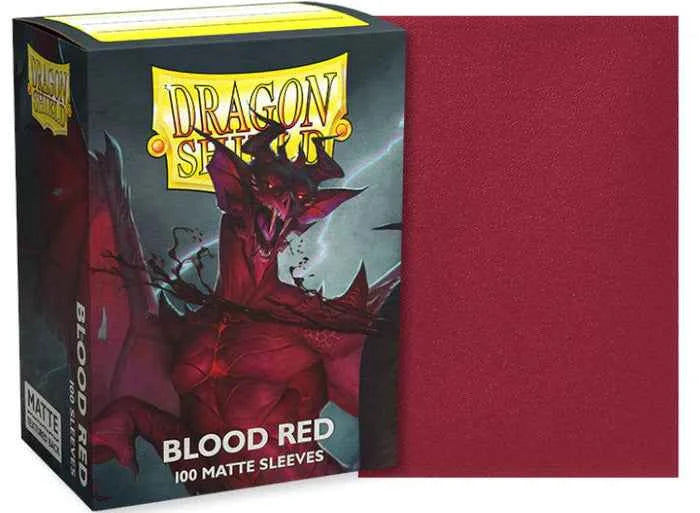 Dragon Shield - Matte - Blood Red - Sleeves