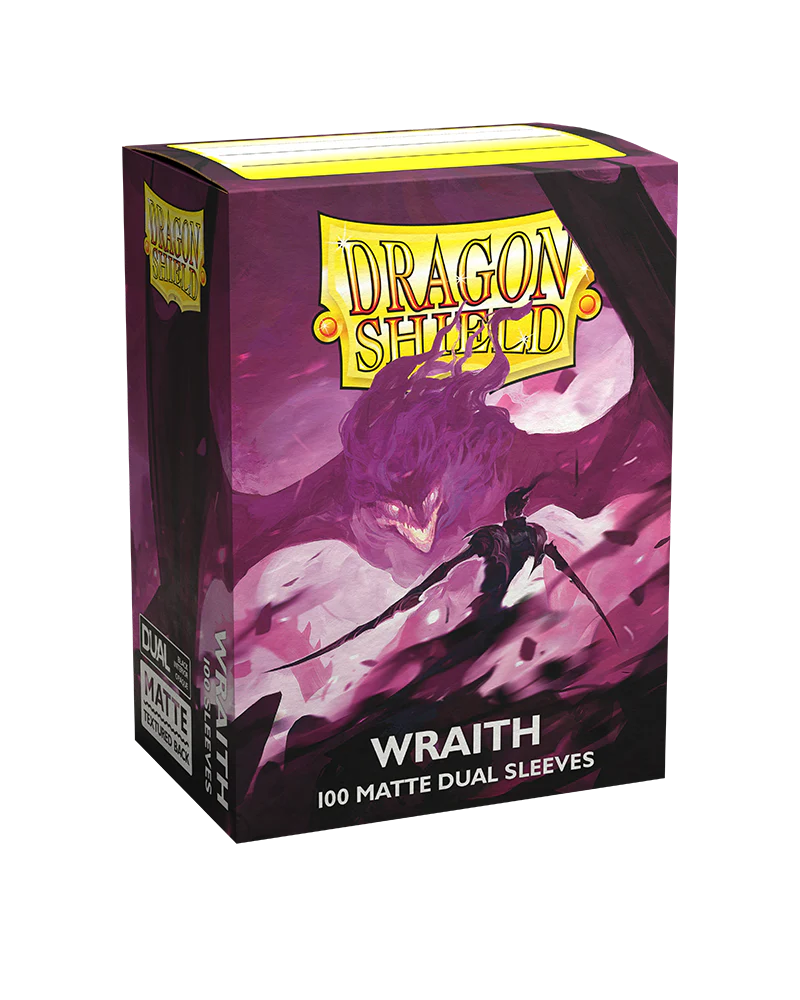 Dragon Shield - Standard 100 Matte Dual Sleeves - Wraith - Sleeves