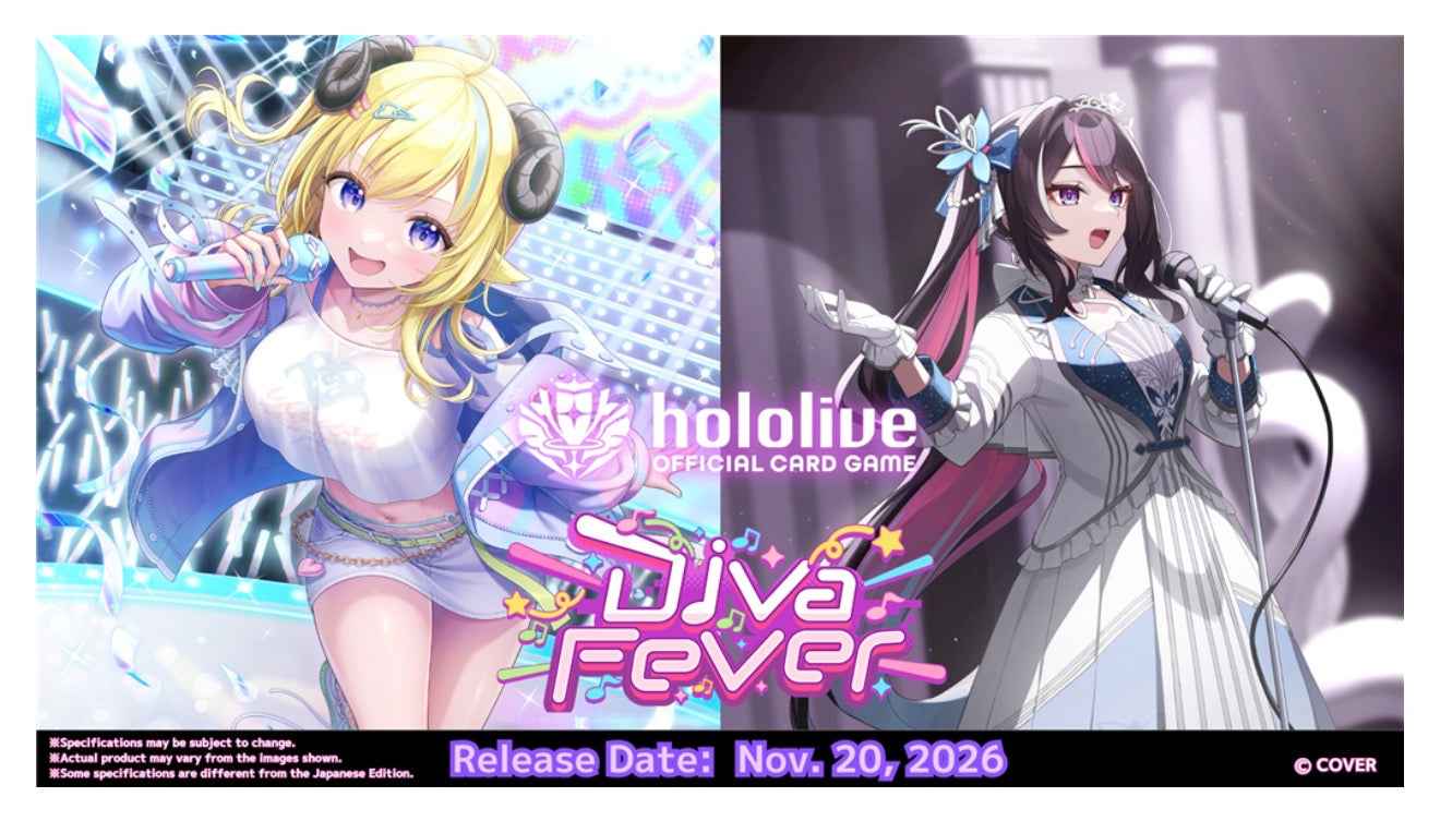 HOLOLIVE OCG - DIVA FEVER BOOSTER DISPLAY - ENGLISCH