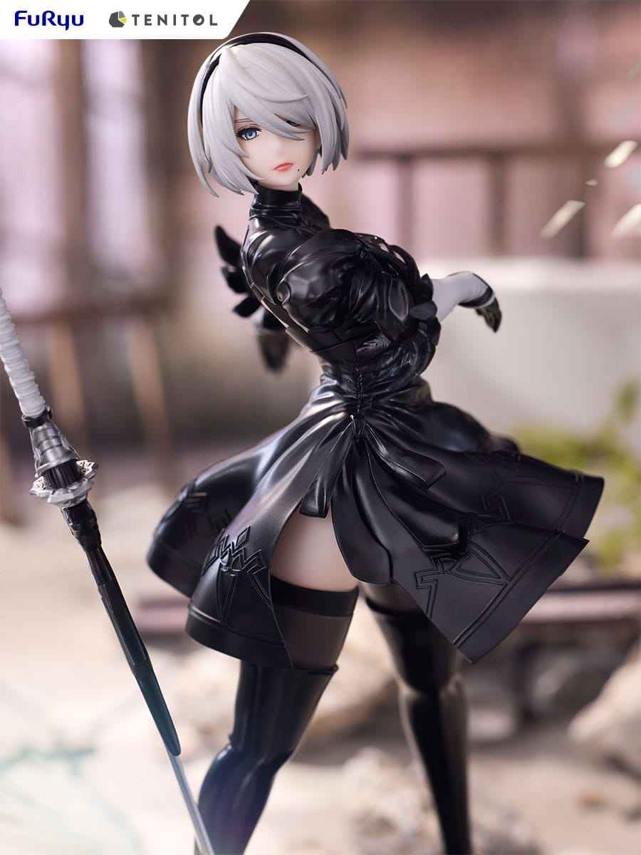 NieR:Automata - Tenitol PVC Statue 2B Ver1.1a 22 cm