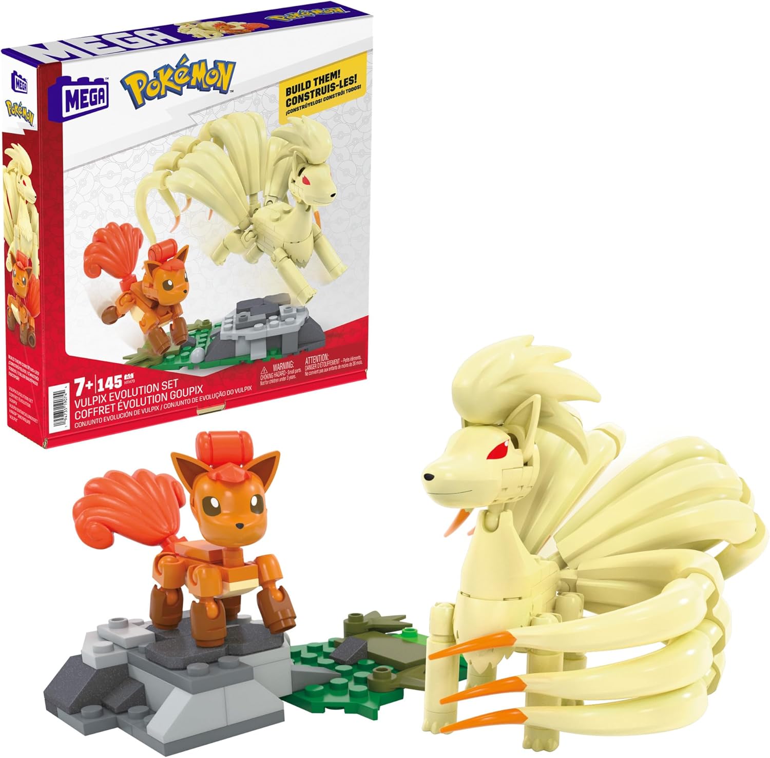 Mega Pokemon  Vulpix Entwicklung Set - Card Club