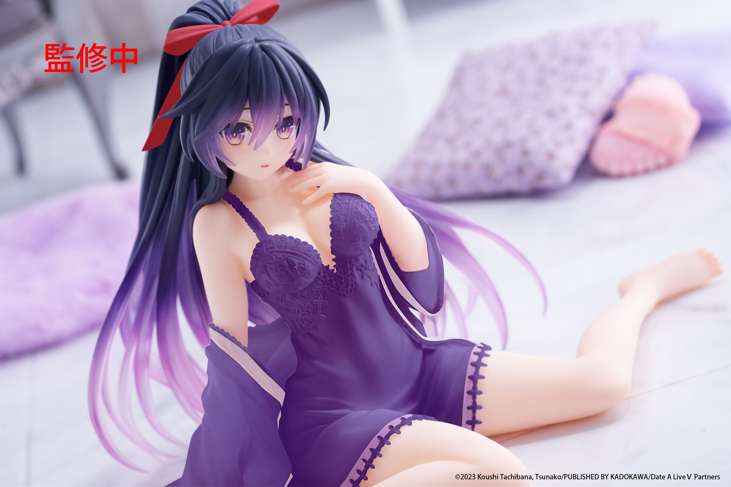 Anime Figur Card Club - Date A Live - Desktop Cute - Tōka Yatogami - Nightwear ver. - Renewal - Anime Figur 1