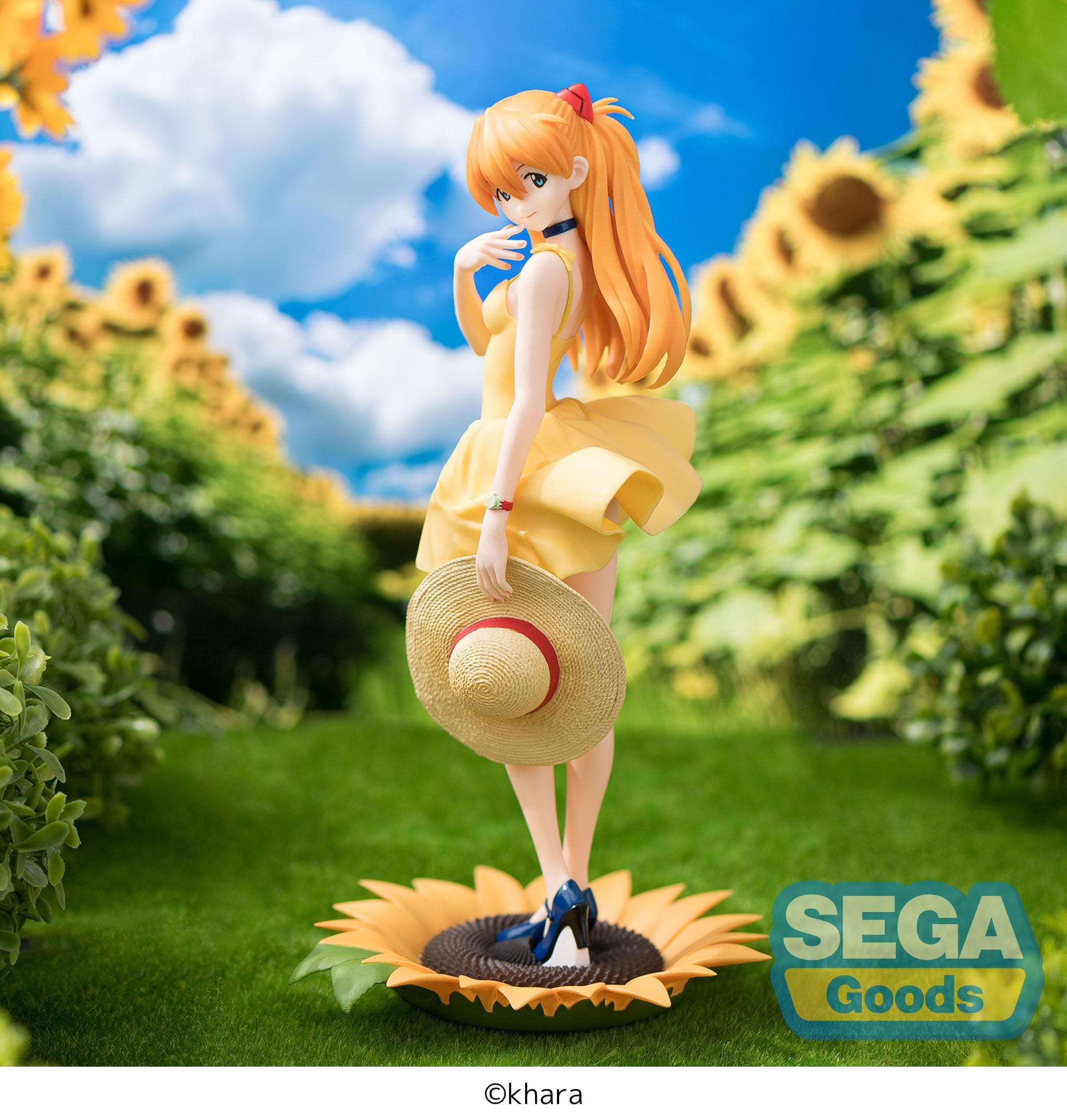 Anime Figur Card Club - Evangelion - Luminasta - Asuka Shikinami Langley - Summer Dress Ver. 2 - Anime Figur