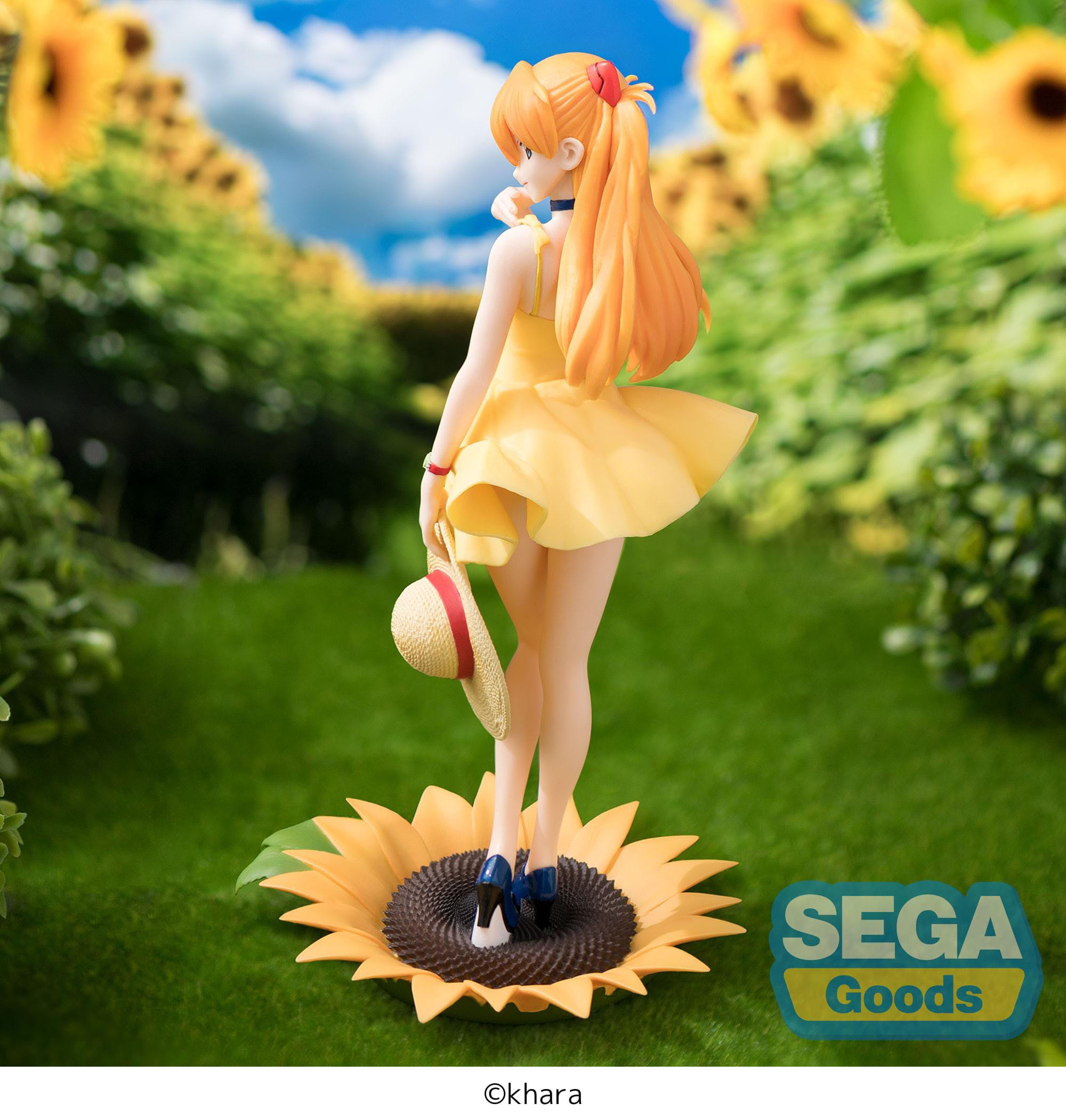 Anime Figur Card Club - Evangelion - Luminasta - Asuka Shikinami Langley - Summer Dress Ver. 2 - Anime Figur
