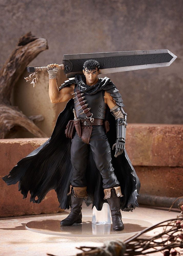 Anime Figur Card Club Guts Black Swordsman L-Size - Berserk - POP  UP PARADE L PVC-Statue 22cm Max Factory - Anime Figur
