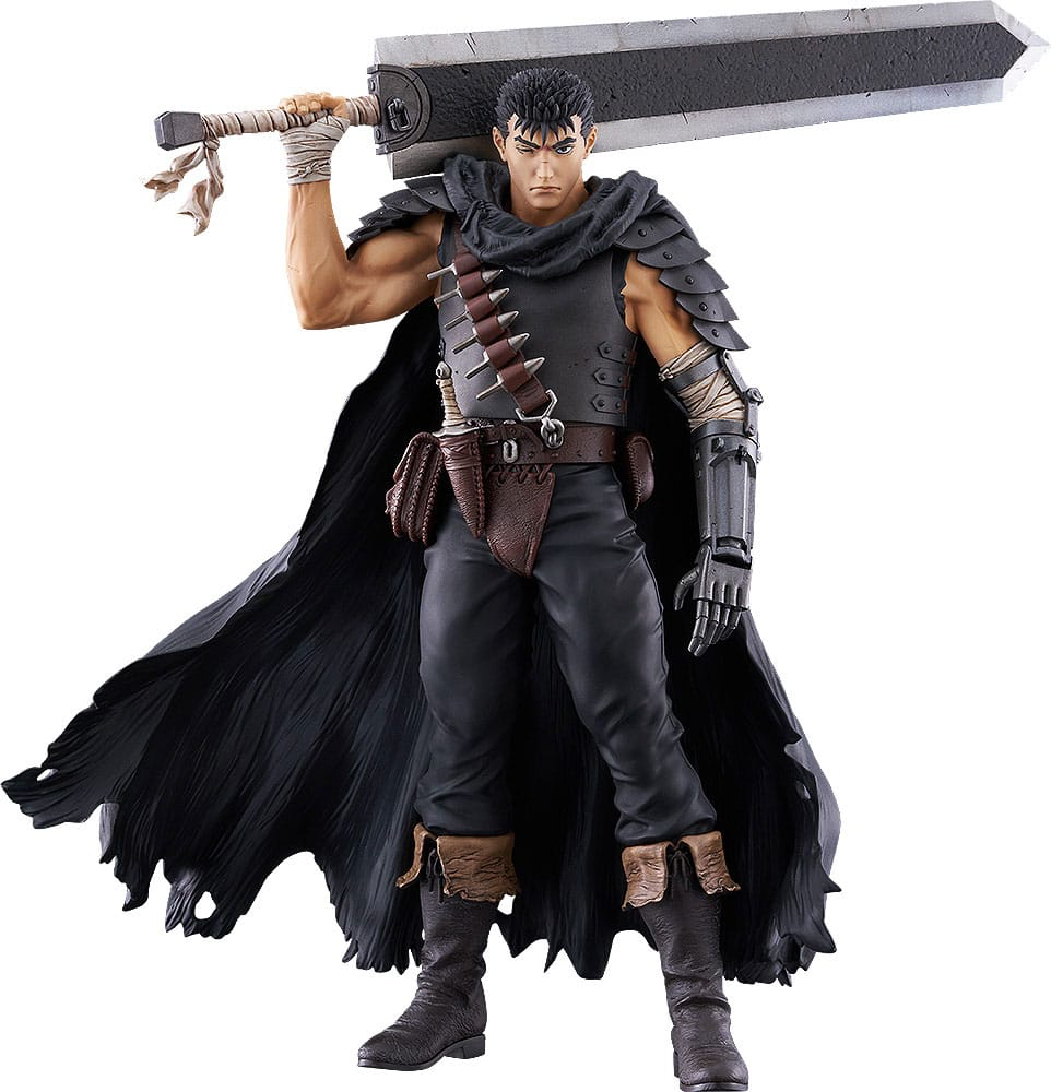Anime Figur Card Club Guts Black Swordsman L-Size - Berserk - POP  UP PARADE L PVC-Statue 22cm Max Factory - Anime Figur
