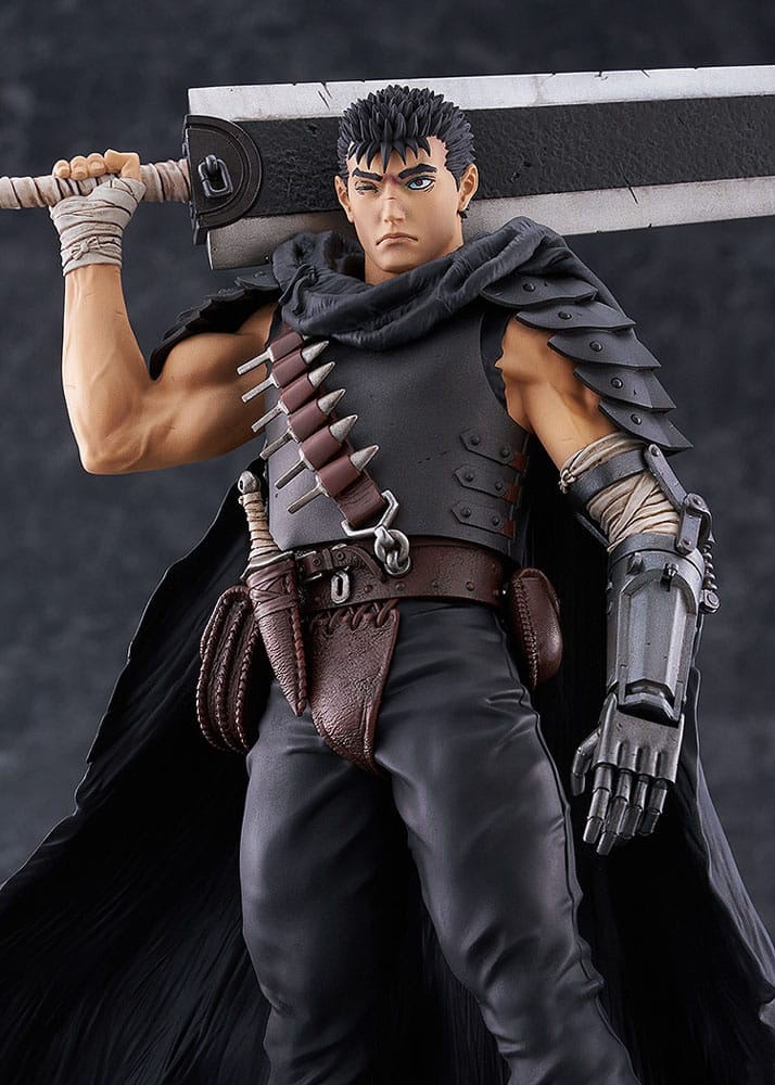 Anime Figur Card Club Guts Black Swordsman L-Size - Berserk - POP  UP PARADE L PVC-Statue 22cm Max Factory - Anime Figur
