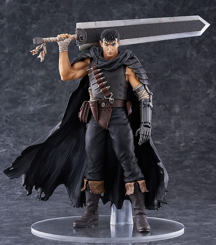 Anime Figur Card Club Guts Black Swordsman L-Size - Berserk - POP  UP PARADE L PVC-Statue 22cm Max Factory - Anime Figur
