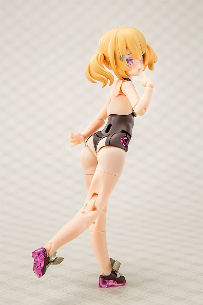 Anime Figur Card Club  Megami Device Plastic Model Kit 1/1 Puni Mofu Kuro Mao - 14 cm - Anime Figur 2