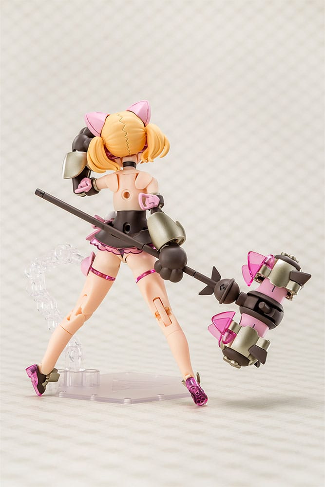 Anime Figur Card Club  Megami Device Plastic Model Kit 1/1 Puni Mofu Kuro Mao - 14 cm - Anime Figur 3