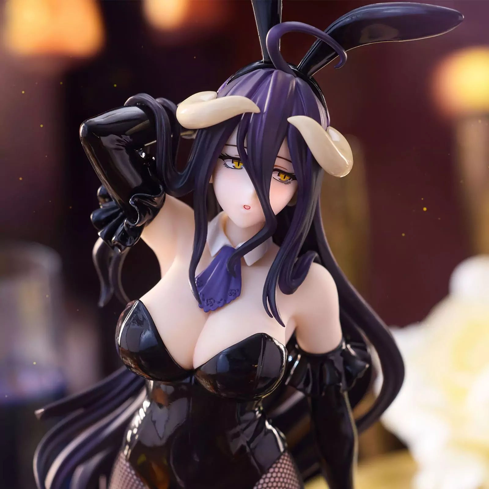 Anime Figur Card Club Shop /  PVC Statue Albedo Overlord Bunny Costume 