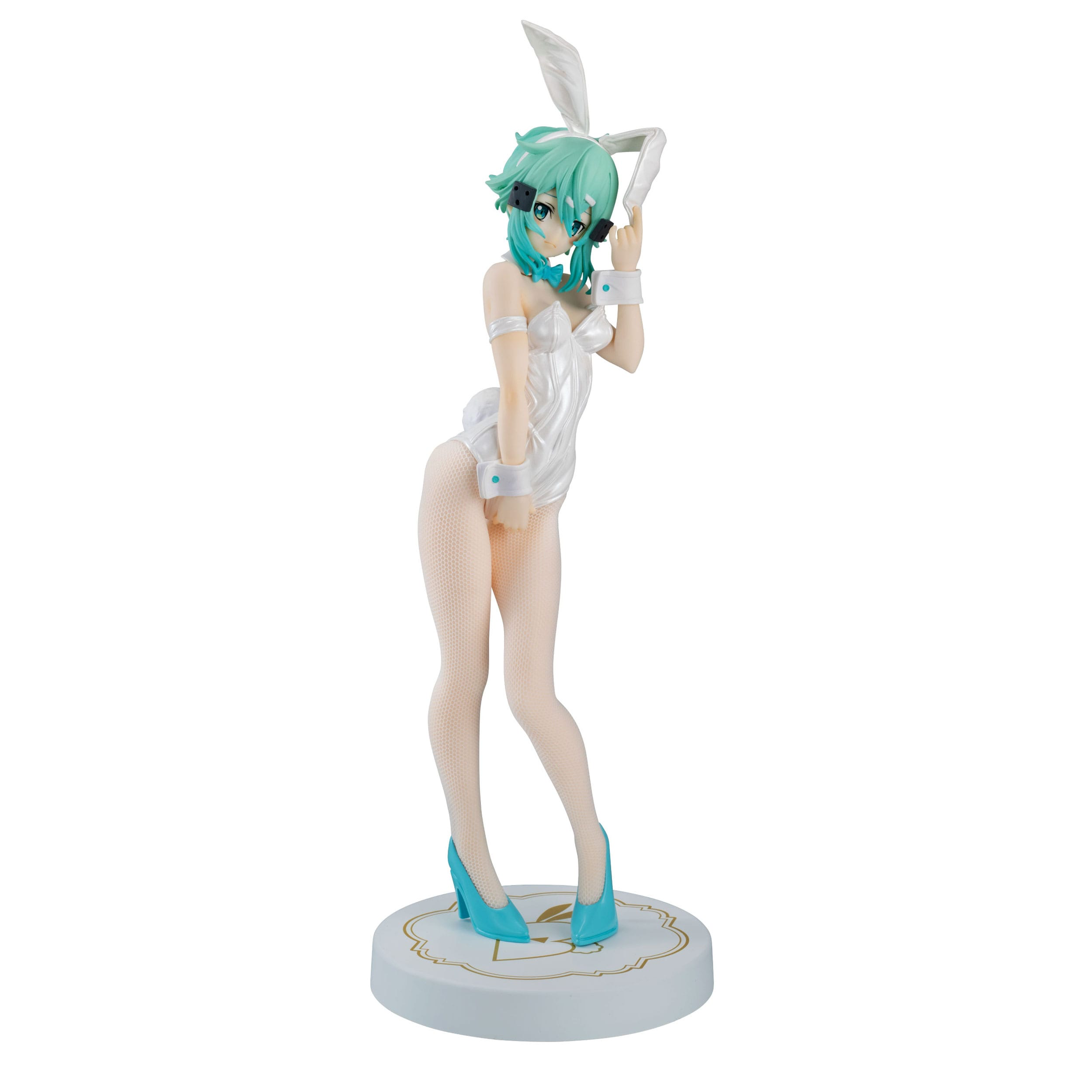 Anime Figur Card Club Sword Art Online - BiCute Bunnies Figure - Sinon White Pearl ver. - Anime Figur 2