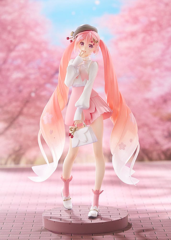 Anime Figur Character Vocal Series 01: Hatsune Miku Pop Up Parade PVC Statue Sakura Miku: Hanami Outfit Ver. 23 cm