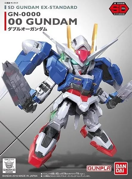 Anime Figur PVC / Scale Statue – Original – Card Club Shop / Bandai SD Gundam Ex-Standard GN-0000 OO Gundam Non Scale Kit