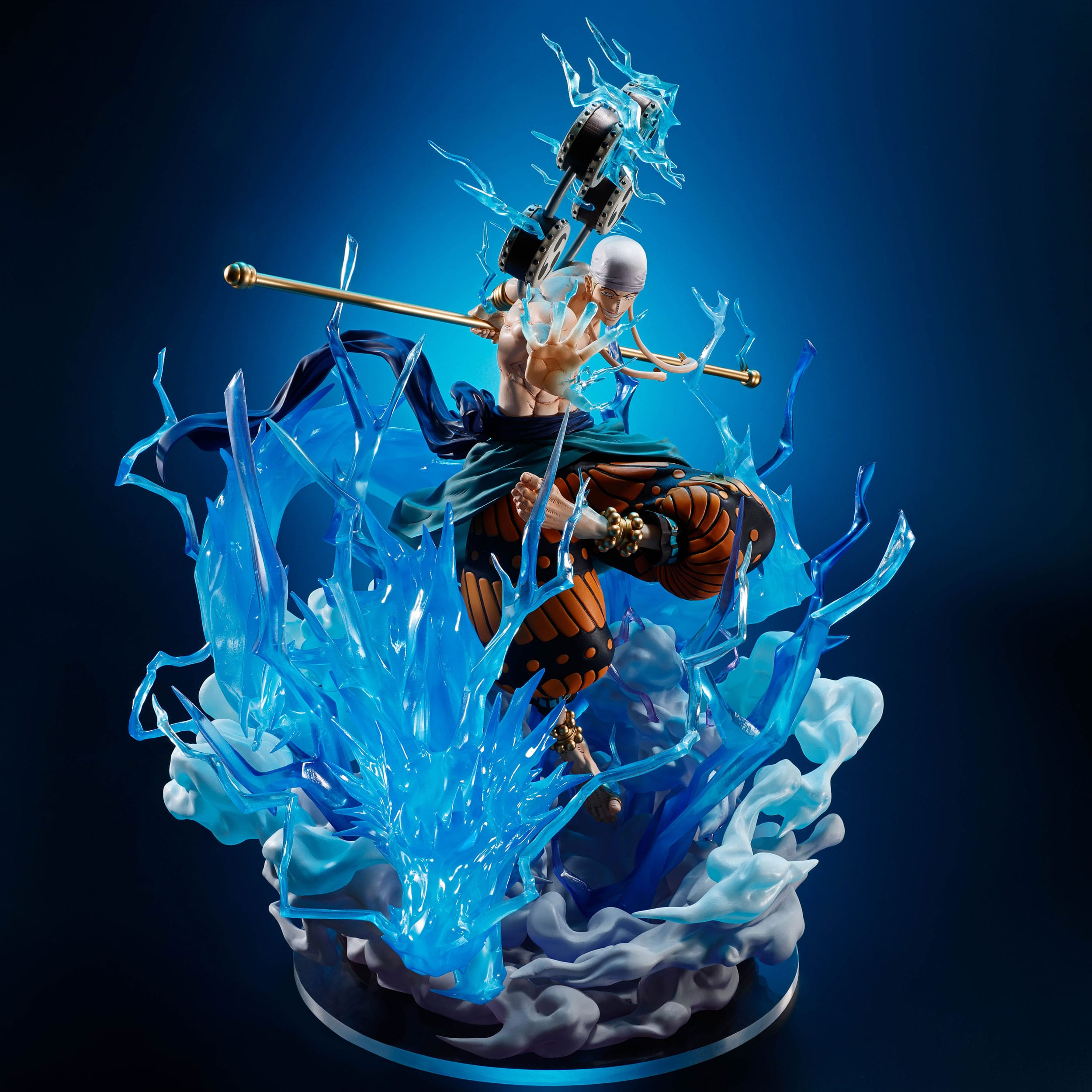 Card Club Anime Figur One Piece - FiguartsZERO - Enel - Extra Battle Sixty Million Volt Lightning Dragon - Anime Figur