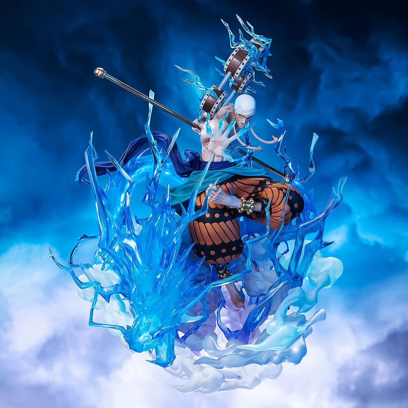 Card Club Anime Figur One Piece - FiguartsZERO - Enel - Extra Battle Sixty Million Volt Lightning Dragon - Anime Figur