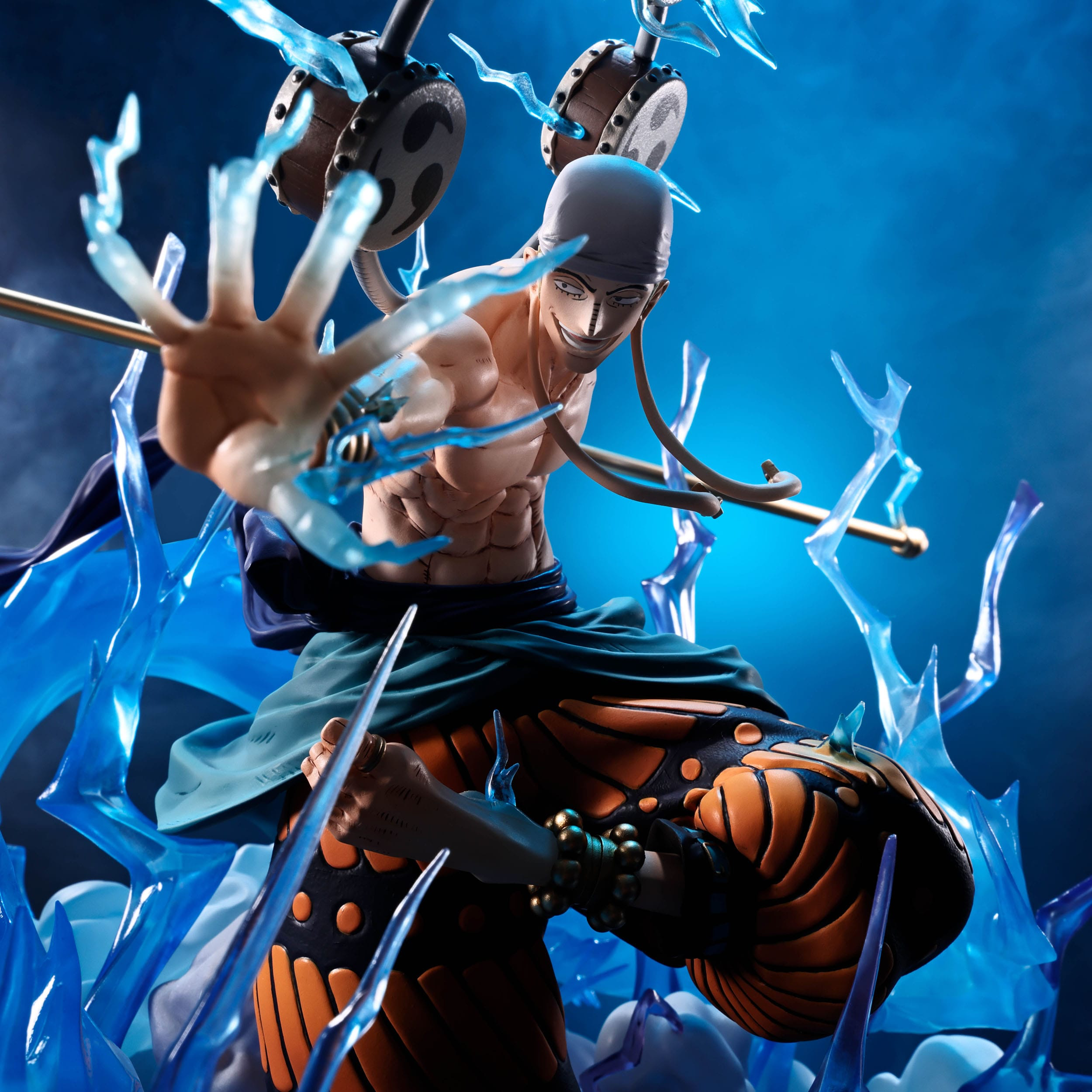 Card Club Anime Figur One Piece - FiguartsZERO - Enel - Extra Battle Sixty Million Volt Lightning Dragon - Anime Figur