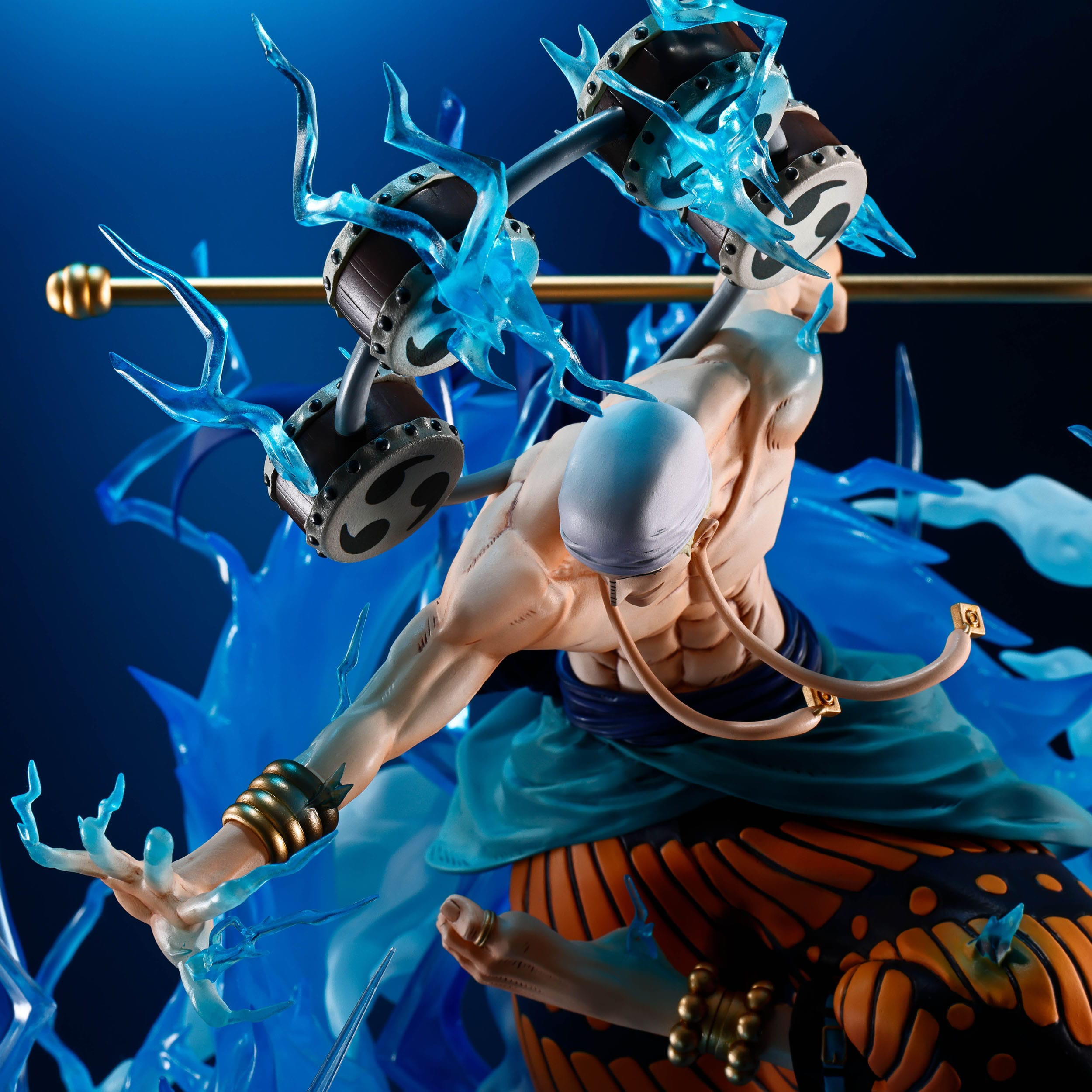 Card Club Anime Figur One Piece - FiguartsZERO - Enel - Extra Battle Sixty Million Volt Lightning Dragon - Anime Figur