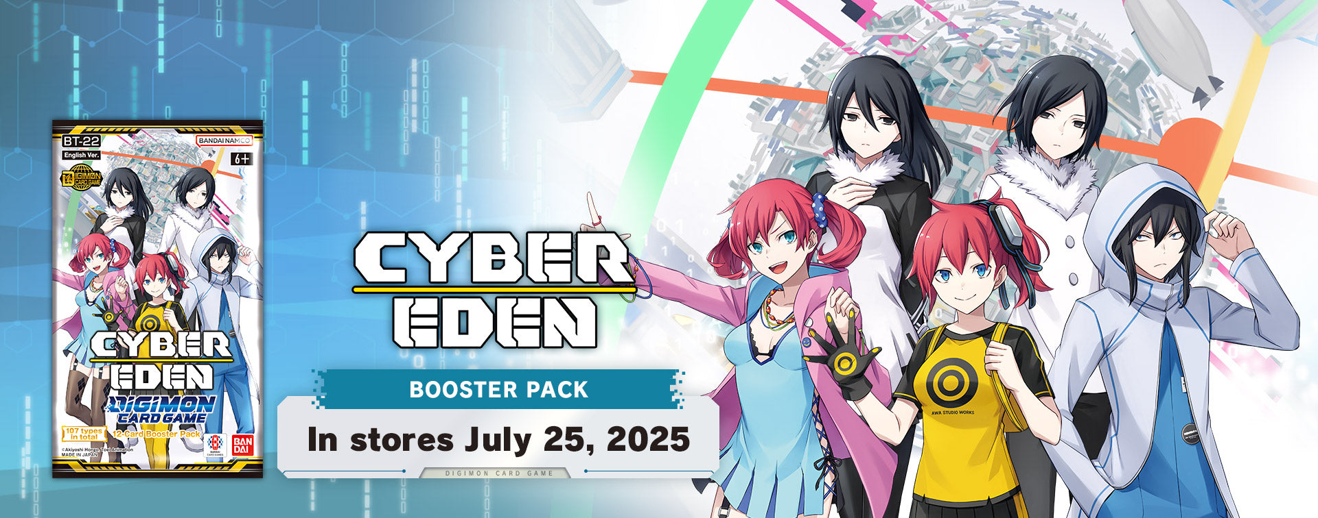 Digimon Display BT22 englisch Cybersleuth Cyber Eden TCG cards