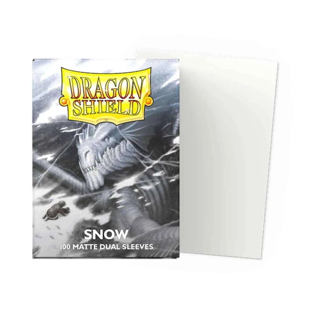 Dragon Shield - Matte Dual - Snow - Sleeves