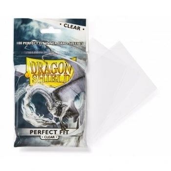 Dragon Shield - Perfect Fit 100 Sleeves - Clear