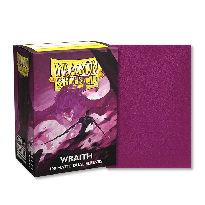 Dragon Shield - Standard 100 Matte Dual Sleeves - Wraith