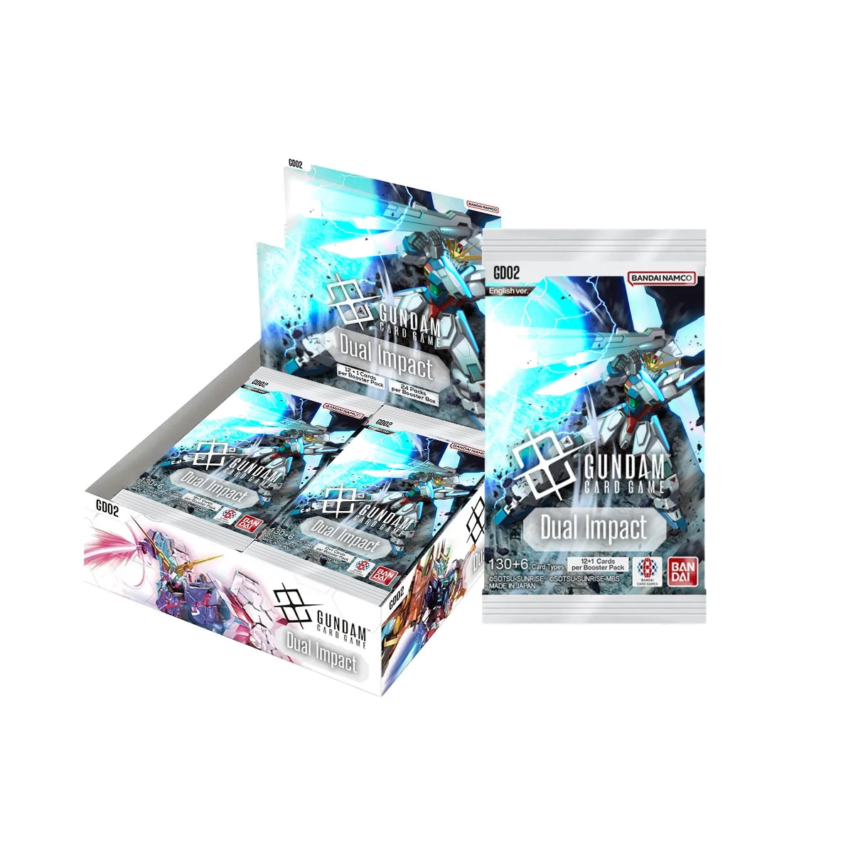 Gundam Card Game - Dual Impact Booster Display GD02 - englisch