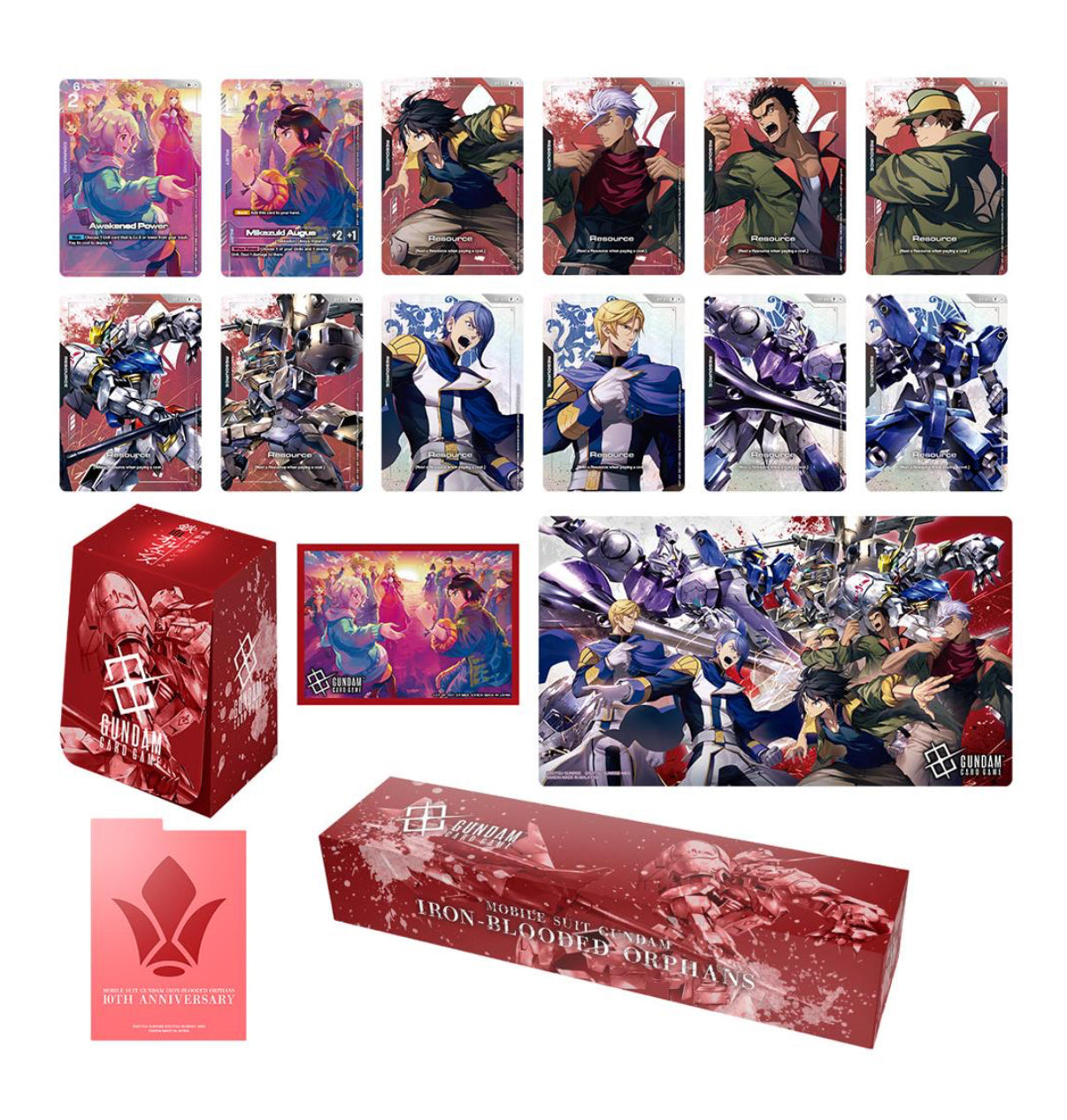 Gundam TCG - Premium Accessory Set - MOBILE SUIT GUNDAM IRON-BLOODED ORPHANS - PB02 - englisch