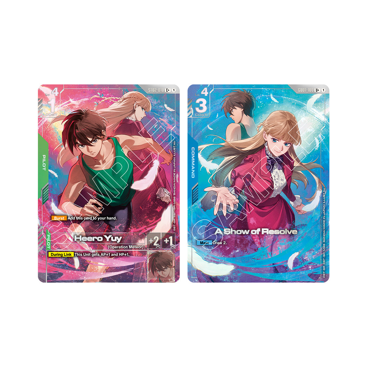 Gundam TCG - Premium Accessory Set - MOBILE SUIT GUNDAM WING- PB01 - englisch 4
