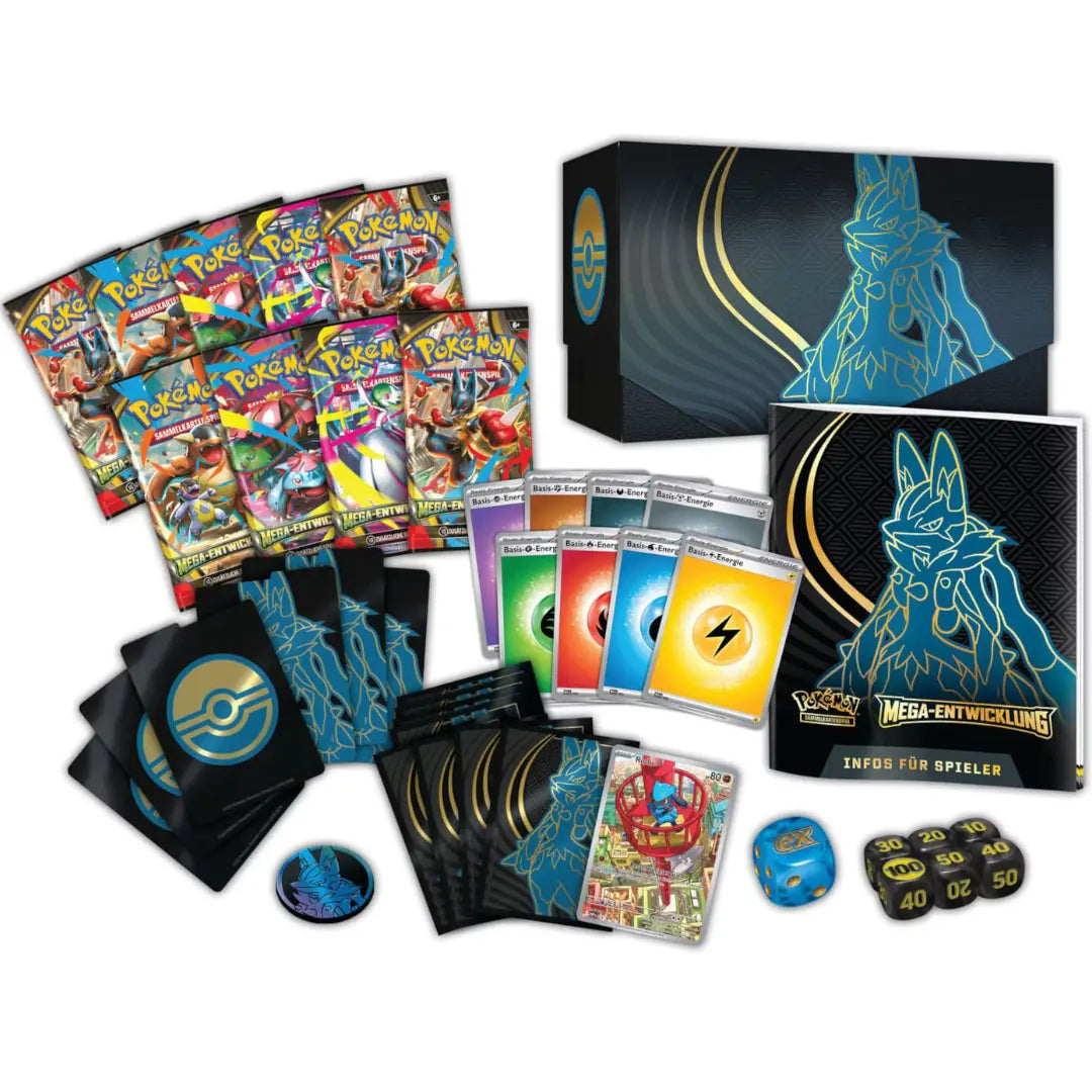 Pokémon - Mega Entwicklungen Lucario KP11 – Top Trainer Box - deutsch - Vorbestellung