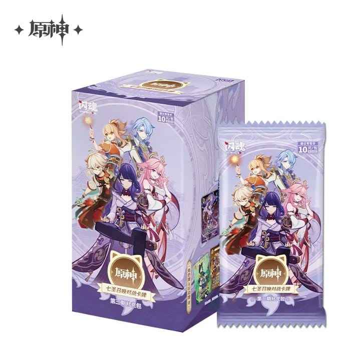 Genshin Impact Sammelkartenspiel Series 3 Blind Box Display - Vorbestellung