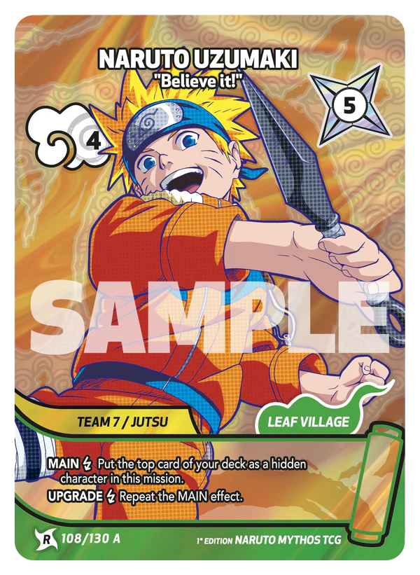 Naruto Mythos TCG Display: Konoha Shido (1st Edition) - Englisch
